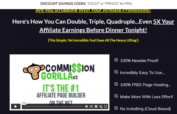 Commission Gorilla V3 Coupon Code - VIP 3,000 Bonuses $1,732,034: Is It Worth Considering?