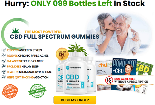 Condor CBD Gummies (Shocking) Does Not Show on Drug Test CBD May Help Thousands Of Ailments!
