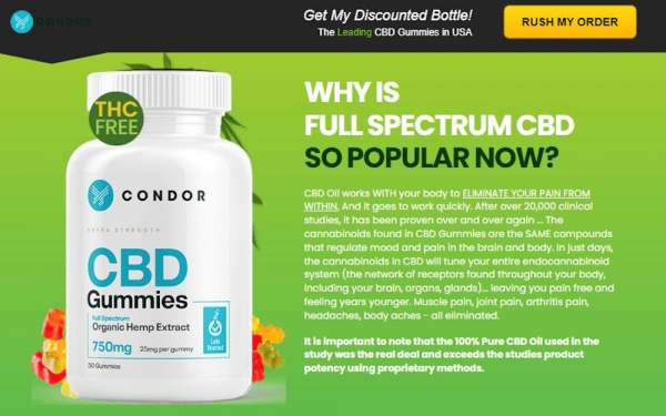 Condor CBD Gummies  :-What To Know Before Buy?