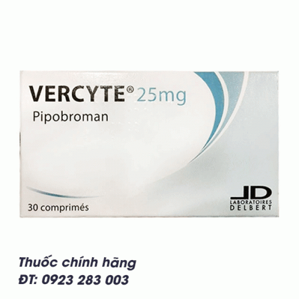 Công dụng - Chỉ định của thuốc Vercyte 25mg