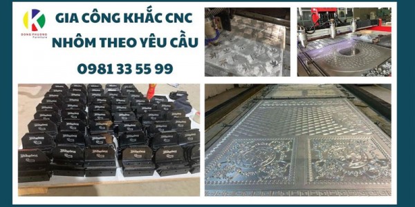 Công ty gia công cắt khắc CNC nhôm tại Bình Dương