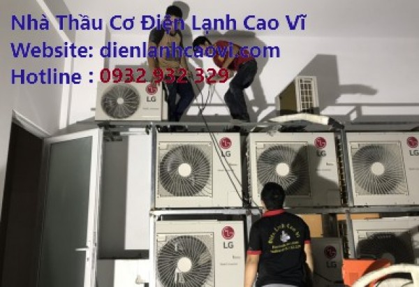 Công ty lắp đặt máy lạnh ở Bình Chánh - 0932.932.329
