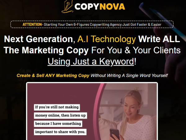 CopyNova PRO Upgrade OTO - 2022 Full 6 OTO Upsell Links + 88VIP 2,000 Bonuses Value $1,153,856