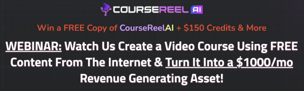 CourseReel Review - VIP 3,000 Bonuses $1,732,034 + OTOs 1,2,3,4,5,6,7,8,9 Link Here