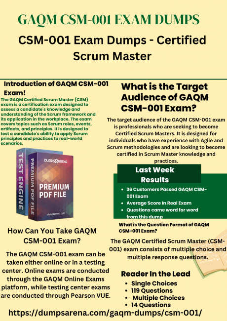 CSM-001 Exam Dumps: Updated {2023} Exam - IT Exams