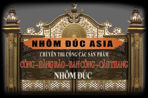 Cửa cổng hợp kim nhôm đúc