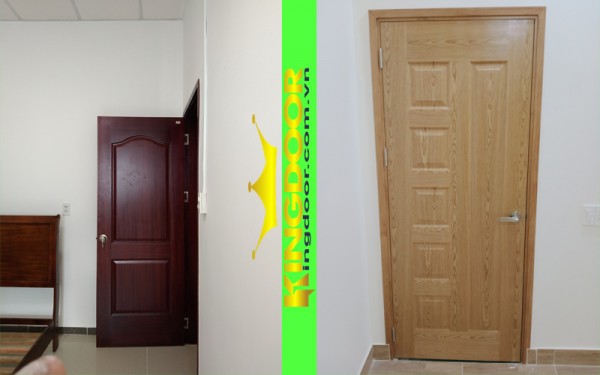 cửa gỗ HDF phủ veneer là gì? Đặc điểm và ứng dụng trong nội thất 