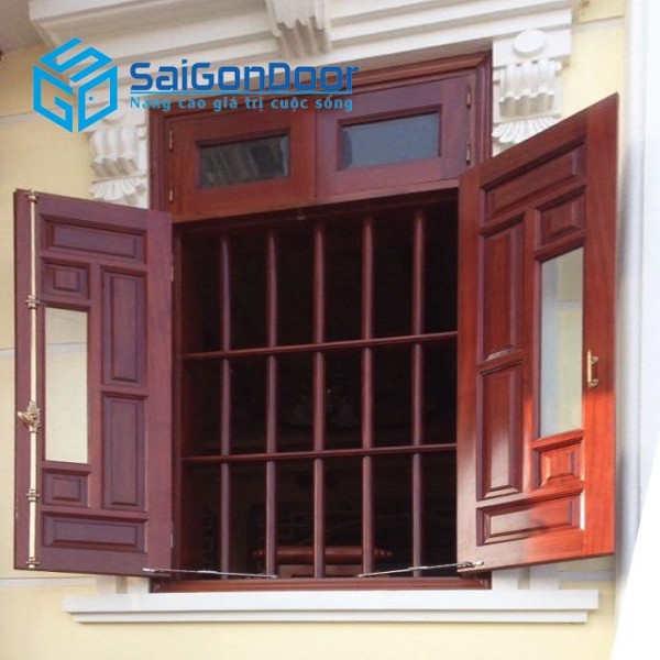 Cửa thép vân gỗ SaigonDoor