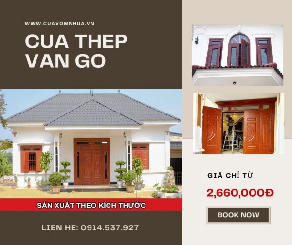 Cửa Thép Vân Gỗ tại Bình Thuận - Bao Gia Tron Goi