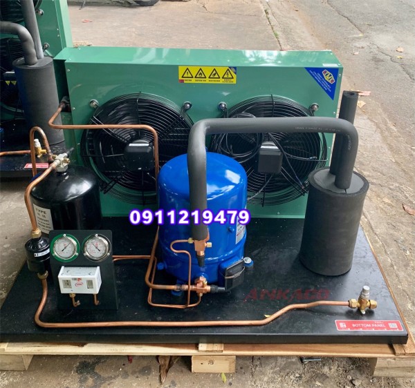 cụm máy nén danfoss 3hp MT36 cho kho lạnh tại Tân Bình