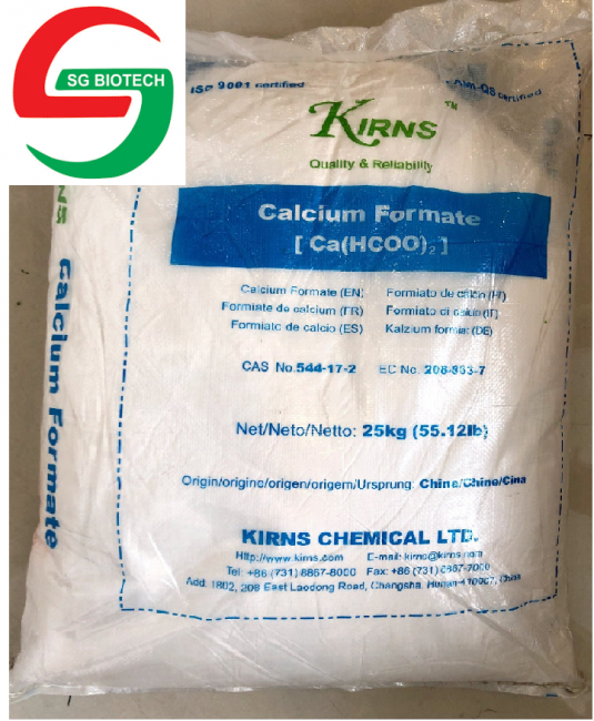 Cung cấp Calcium formate 98% - bổ sung canxi acid formic cho tôm cá