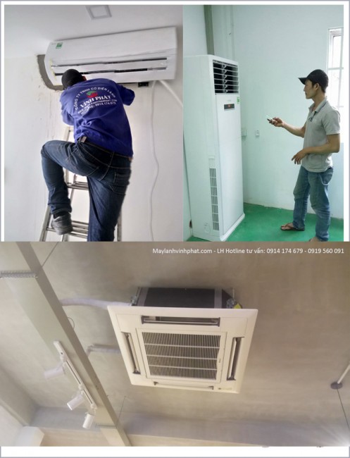 Cung cấp dịch vụ lắp đặt Máy lạnh âm trần Gree nhanh chóng, chuyên nghiệp