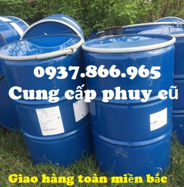 Cung cấp sỉ phuy nhựa cũ toàn miền bắc, phuy sắt nắp mở, phuy sắt cũ nắp kín