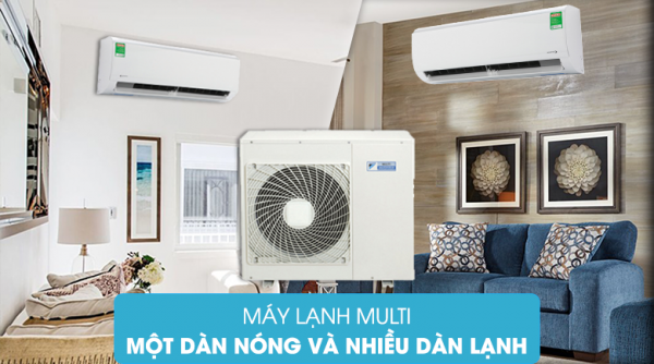 Cung cấp số lượng lớn Máy lạnh mẹ bồng con – Máy lạnh Multi Mitsu Heavy giá rẻ toàn quốc