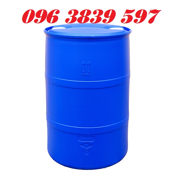 Cung cấp thùng phuy nhựa 220 lít, phuy nhựa đựng hóa chất - 096 3839 597 Ms Kính