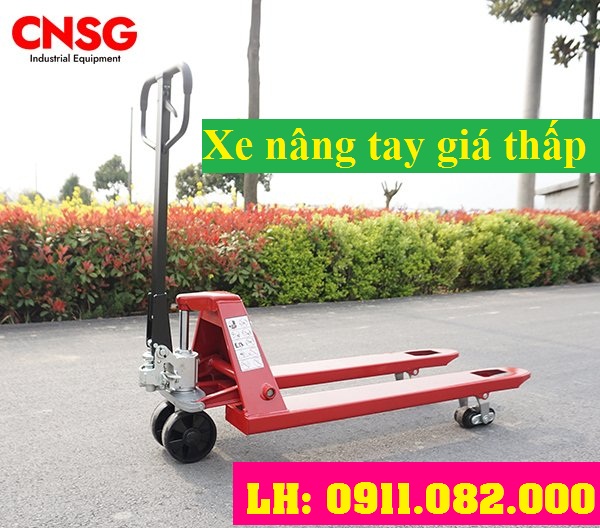  Cung cấp xe nâng tay thấp 3 tấn giá rẻ tại sóc trăng- xe nâng tay bánh PU- lh 0911082000