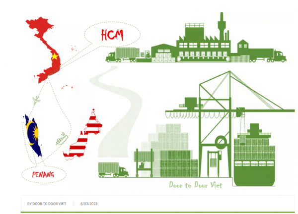 Cước vận chuyển từ Hồ Chí Minh đi Penang đường biển và đường không