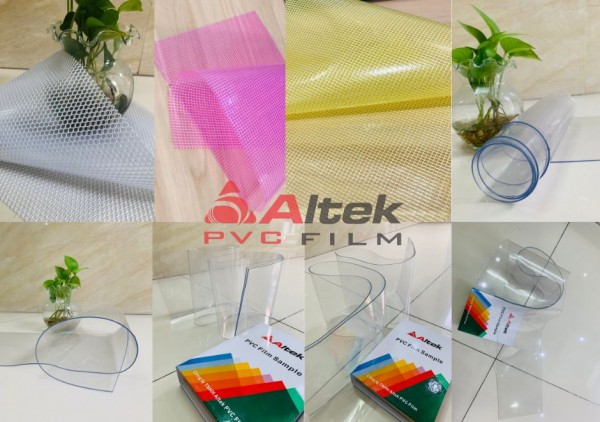 Cuộn nhựa PVC dẻo trong với KLN (nhiều màu) chất lượng.