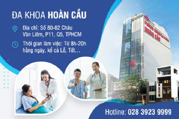 Đa khoa Hoàn Cầu khám chữa bệnh với quy trình làm việc chuyên nghiệp 