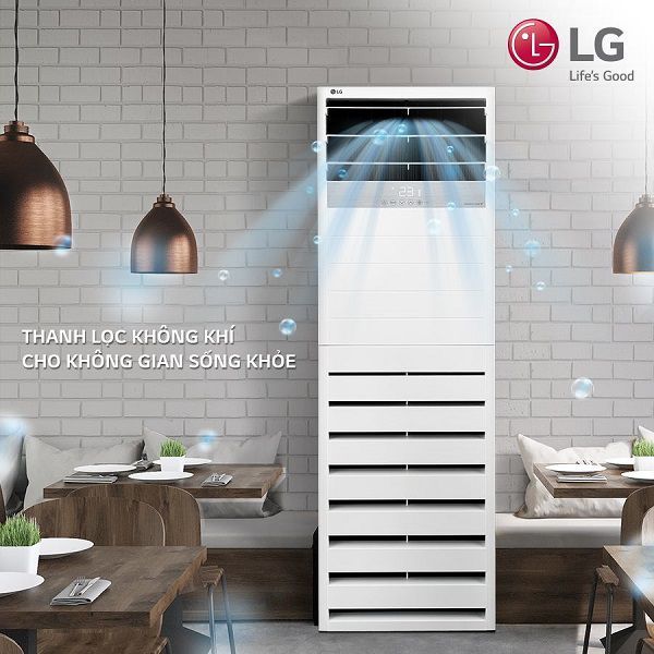 Đại lý phân phối, lắp đặt máy lạnh tủ đứng LG chính hãng, giá rẻ nhất miền nam