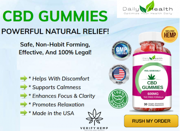 Daily Health CBD Gummies: Relief Anxiety And Stress, Price!
