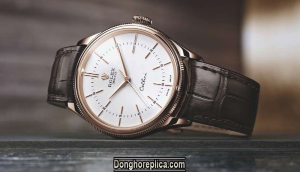 Đánh giá đồng hồ Rolex Geneve Cellini dây da