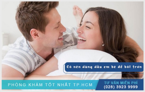 Dầu em bé có nên dùng làm chất bôi trơn