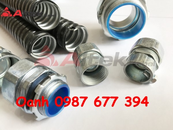 Đầu nối ống ruột gà lõi thép kín nước - Box connector for conduit liquid tight flexible