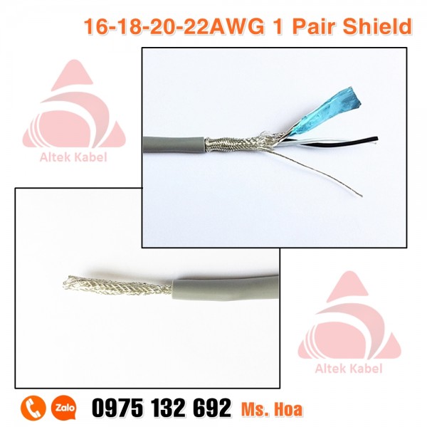 Dây cáp điện 4Cx18AWG (2Pair 18AWG) Altek Kabel 