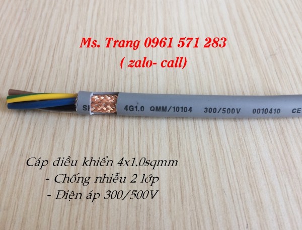 Dây cáp điện mềm chống nhiễu 4x1 hãng Altek Kabel