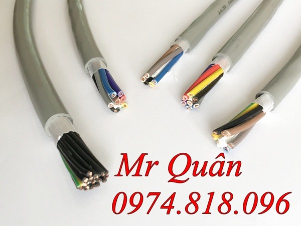 Dây cáp điều khiển, cáp điện lõi mềm rvv, rvvp