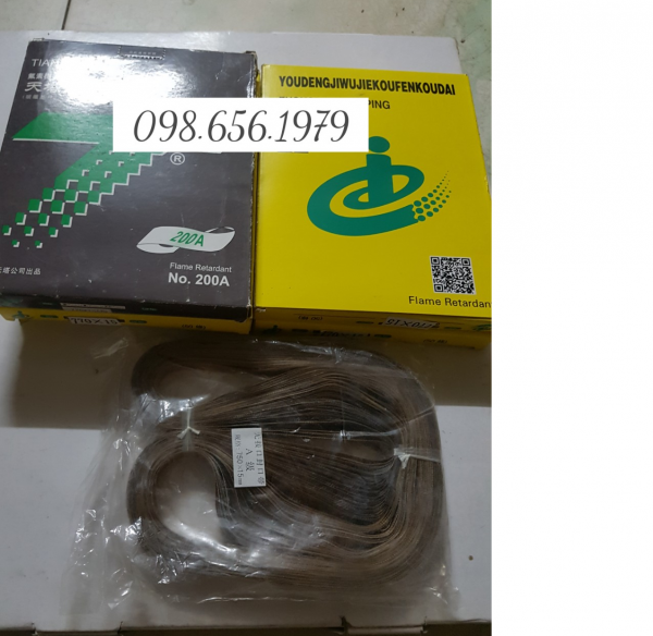 dây nhiệt máy hàn túi liên tục, dây cách điện máy ép miệng bao liên tục 