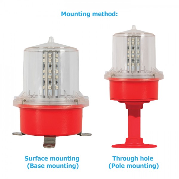 Đèn báo hàng không cường độ sáng thấp QLight SAOL2 series