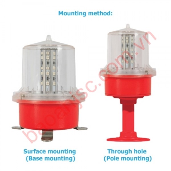Đèn báo hàng không cường độ sáng thấp qlight Saol2 series 