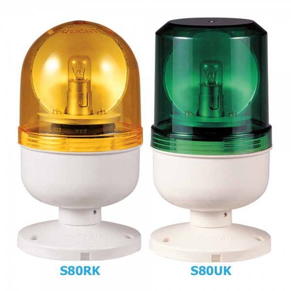 Đèn cảnh báo bóng sợi đốt Ø80mm qlight S80rk and S80lrk series