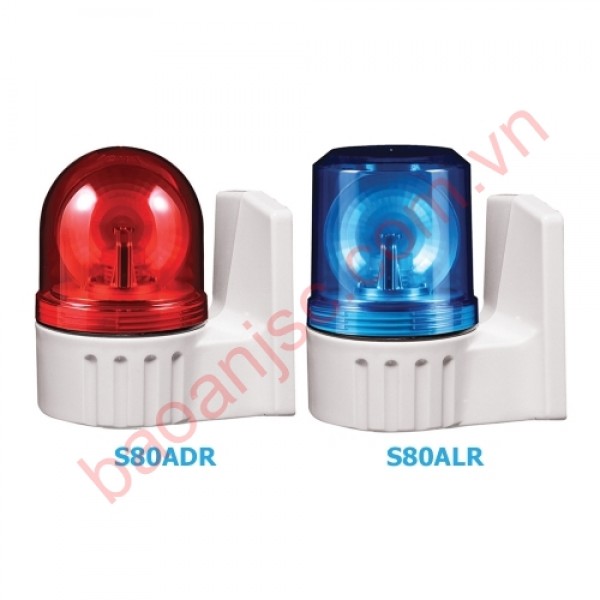 Đèn cảnh báo gương xoay bóng led ø80mm qlight s80adr and s80alr series