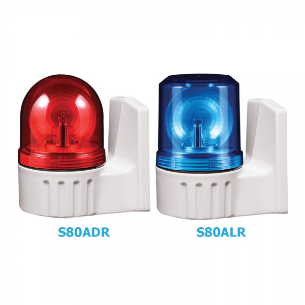 Đèn cảnh báo gương xoay bóng led Ø80mm qlight S80adr and s80ALR series