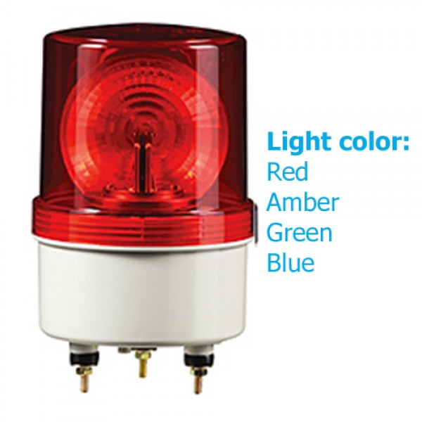 đèn cảnh báo gương xoay bóng led S100RLR-220-R
