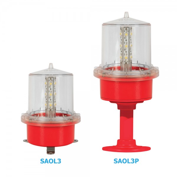 Đèn LED báo hàng không cường độ sáng thấp QLight SAOL3 series