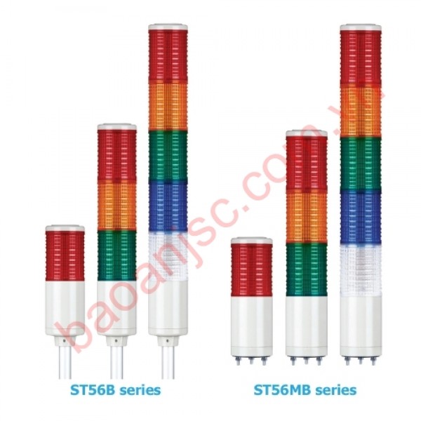 Đèn tầng led sáng tĩnh/chớp nháy Ø56mm qlight ST56el and ST56Mel series 