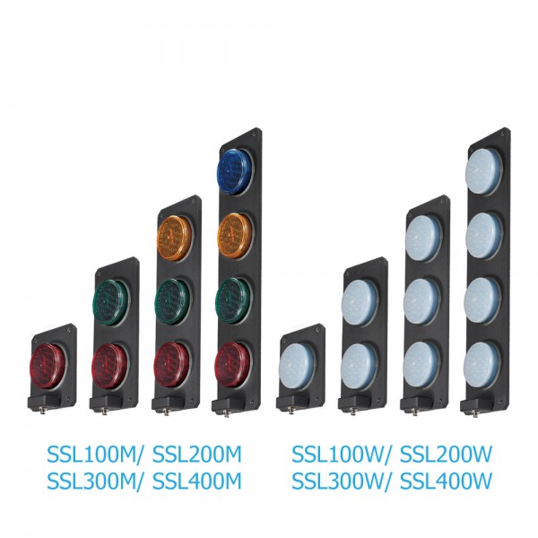 Đèn tháp tín hiệu led dùng cho cần cẩu container qlight SSL100M-24-a-c10