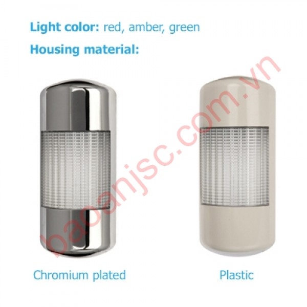Đèn tín hiệu led sáng tĩnh/chớp nháy lắp tường qlight SWTC series