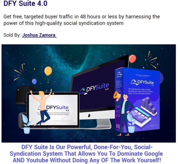 DFY Suite 4.0 OTO 2022: Scam or Worth it? Know Before Buying