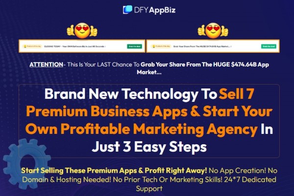 DFYAppBiz OTO – 99New 2023 OTO Full Links + Mega 2,000 Bonuses Value $1,153,856