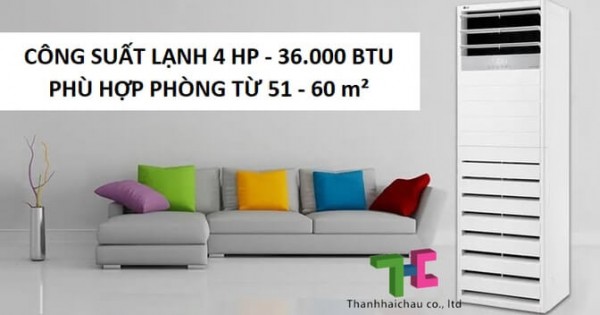 Địa chỉ bán, lắp máy lạnh tủ đứng 4HP cho diện tích 60m²