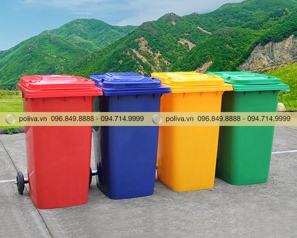 Địa chỉ bán thùng rác 60l, 120l, 240l giá siêu tốt