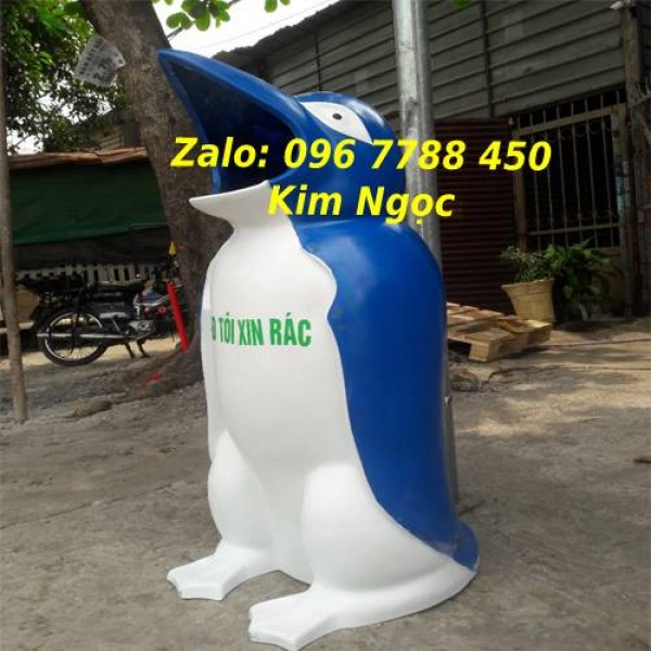 Địa chỉ bán thùng rác hình chim cánh cụt tại hồ chí minh - 0967788450 Ngọc
