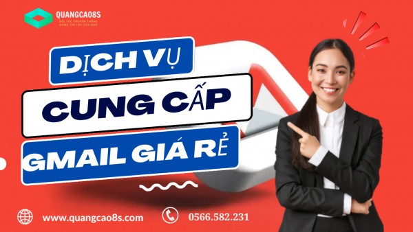 Dịch vụ bán gmail giá rẻ 2900/ 1 mail