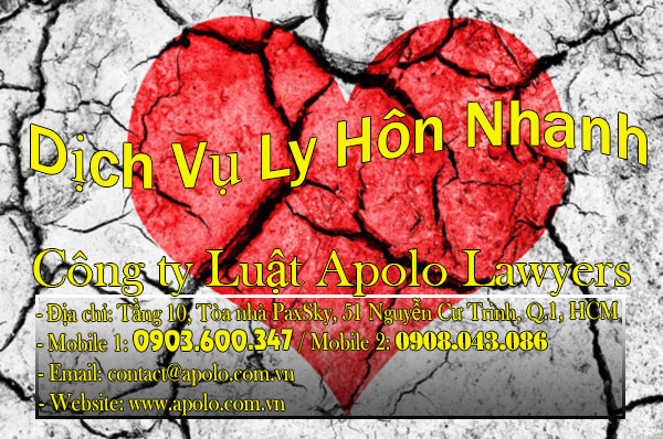 Dịch Vụ Ly Hôn Nhanh của Công ty Luật Apolo Lawyers