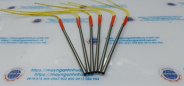 Điện trở 1 đầu phi 6 dài 160 điện áp 220v, sản xuất theo yêu cầu 